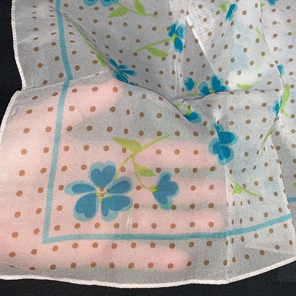 3 vintage floral head scarves - Picture 7 of 11